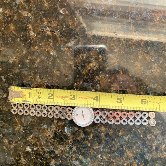 Authentic Movado mother of pearl watch